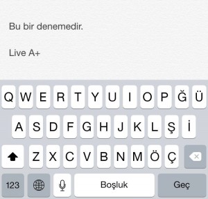Live A+ - iPhone Sırları - Dictate